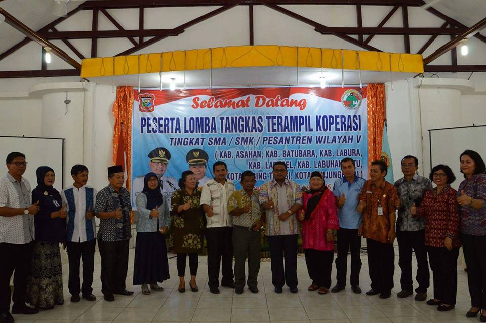 Perwakilan Kota Tanjungbalai Berhasil Meraih Juara I pada Lomba Tangkas Terampil Koperasi SMA /SMK/Pesantren Tingkat Wilayah V