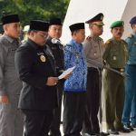 Walau Diguyur Hujan Pelaksanaan Upacara Hari Kesadaran Kota Tanjungbalai Tetap Berlangsung