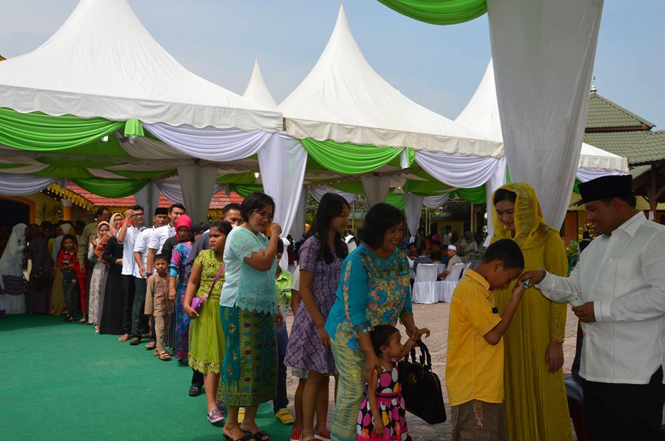 Open House Hari Raya Idul Fitri 1437 H di Rumah Dinas Walikota Tanjungbalai