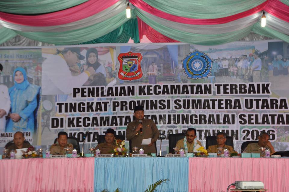 Kecamatan Tanjungbalai Selatan Nominasi Peraih Kecamatan Terbaik Tingkat Propinsi Sumatera Utara Tahun 2016