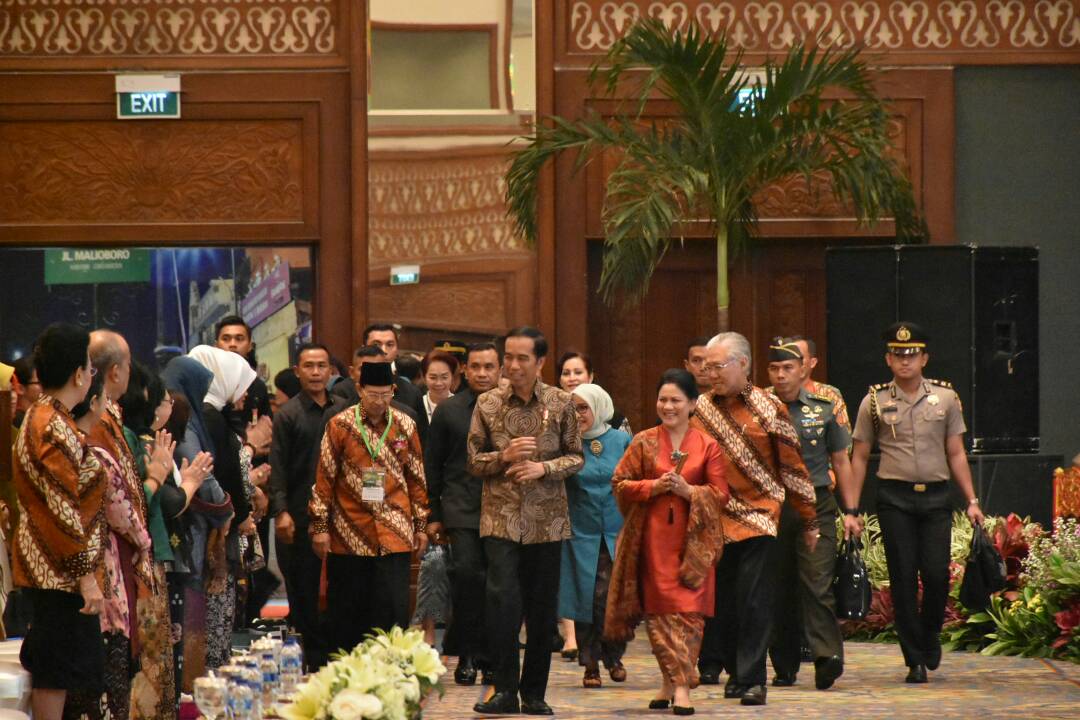 Presiden Joko Widodo Membuka Pameran Kerajinan Tangan Inacraft Tahun 2017