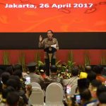 Presiden Joko Widodo (Jokowi) secara resmi membuka Musyawarah Perencanaan Pembangunan Nasional (Musrenbangnas) 2017