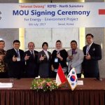 Penandatanganan MOU Pemerintah Kota Tanjungbalai dengan Korea Electronic Power Industrial Development di Seoul Korea Selatan