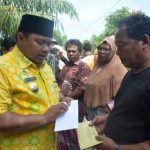 Pemberian bantuan untuk korban kebakaran di Lk-IX Kelurahan Semula Jadi Kota Tanjungbalai