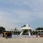 1.640 Santriawan/wati Raudhatul Athfal (RA) sekota Tanjungbalai antusias mengikuti Manasik Haji Akbar