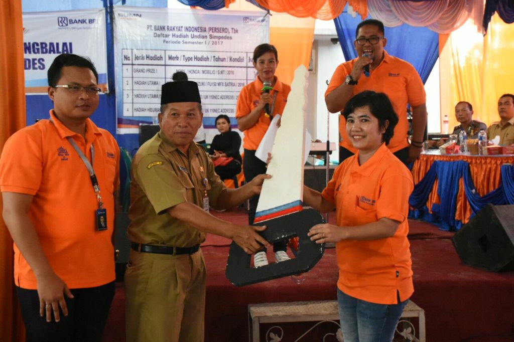 Penarikan undian Panen Hadiah Simpedes Semester I 2017 BRI Kantor Cabang Tanjungbalai