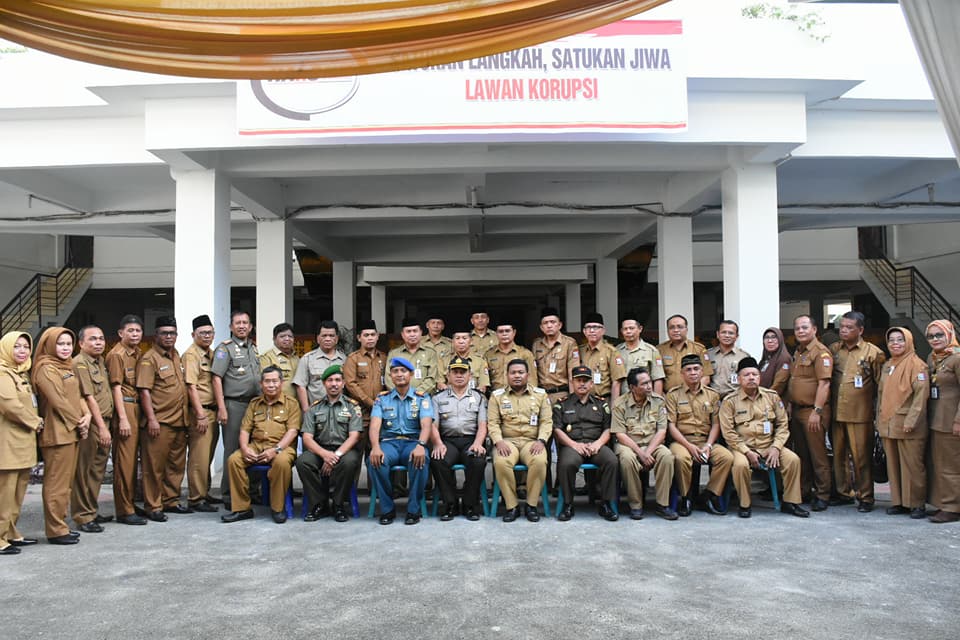 Walikota H.M.Syahrial Saksikan Penandatanganan Fakta Integritas 200 Pejabat Eselon II, III dan IV dilingkungan Pemko Tanjungbalai