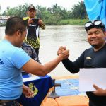 Walikota H.M Syahrial Memperoleh PIN dan Sertifikat Scuba Diver TNI AL dari TNI Angkatan Laut Pada peringatan hari Dharma Samudera Tahun 2018