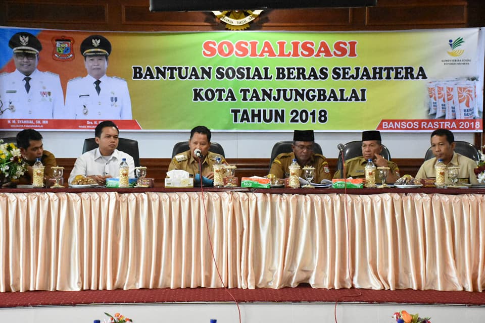 Wakil Walikota buka Sosialisasi Bansos Rastra Tahun 2018