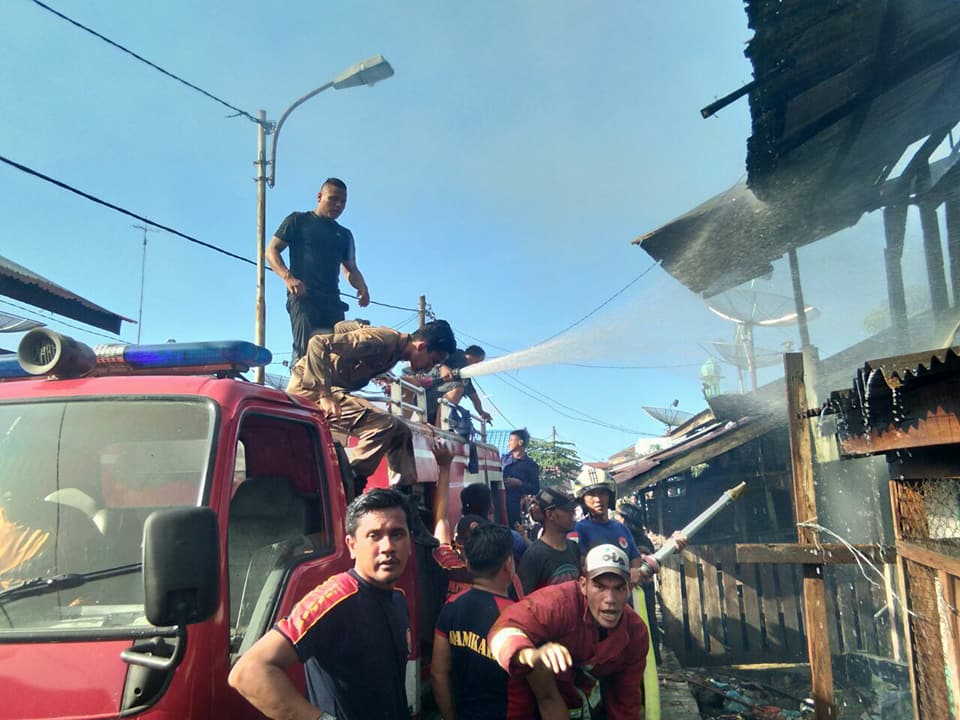 Kebakaran Kembali Melahap 9 (Sembilan) Rumah dikota Tanjungbalai