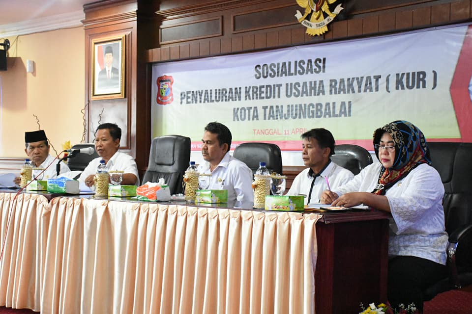 Wakil Walikota Tanjungbalai buka Pelaksanaan Sosialisasi Kredit Usaha Rakyat (KUR) kota tanjungbalai Tahun 2018