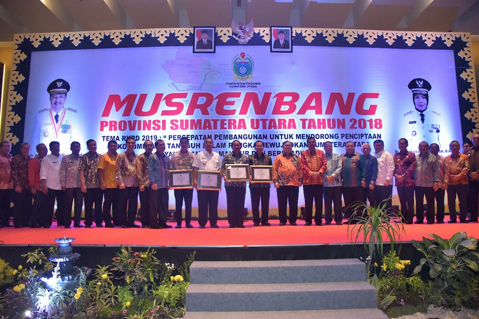 Walikota Tanjungbalai H.M Syahrial SH, MH Menghadiri Musyawarah Rancana Pembangunan (Musrenbang) Provinsi Sumatera Utara Tahun 2018