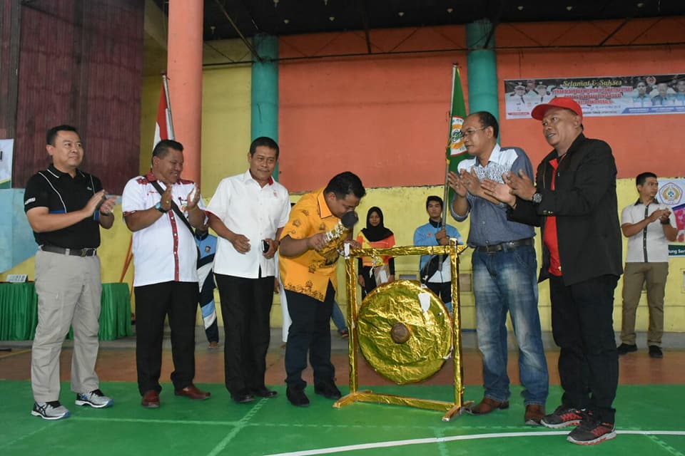 Walikota Tanjungbalai H.M Syahrial SH,MH membuka Pekan Olahraga Wilayah II Sumatera Utara (Porwilsu)