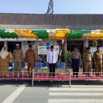 Wali Kota Tanjungbalai H.M Syahrial SH,MH hadir langsung di mimbar kehormatan menerima peserta pawai dalam rangka Hari Ulang Tahun (HUT) Yayasan Madrasah Pendidikan Islam (YMPI) Kota Tanjungbalai Ke-70