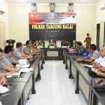 Wakil Wali Kota Tanjungbalai Drs.H Ismail  mengikuti Video Conference (vidcon) dari Kapolri bersama Panglima TNI dan beberapa Menteri Terkait Persiapan Pengamanan Idul Fitri 1439 H