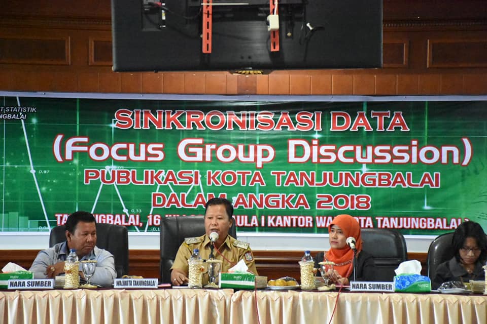 Wakil Wali Kota Buka Focus Group Discussion (FGD) Sikronisasi Data 2018 Kota Tanjungbalai