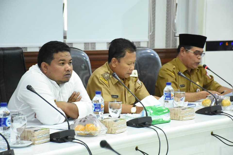 Wali Kota H.M Syahrial Pimpin Rapat Evaluasi Pendapatan Daerah Pemerintah Kota Tanjungbalai Semester I Tahun 2018