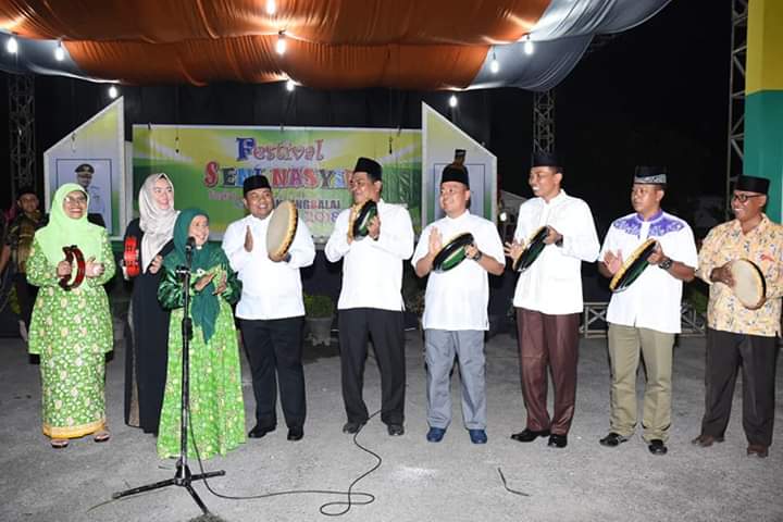 Wali Kota Tanjungbalai Buka Festival Nasyid 2018