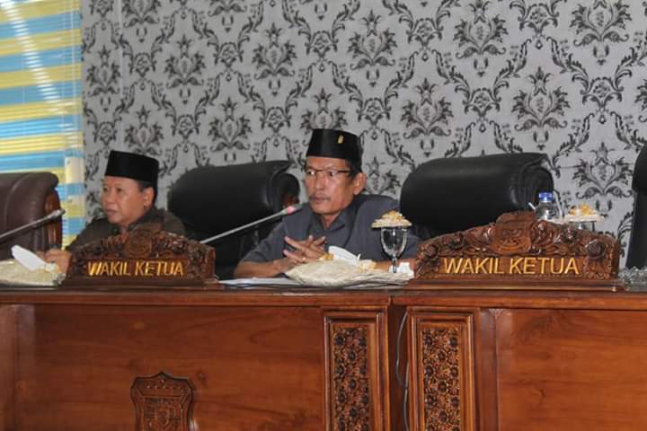 Wakil Wali Kota Tanjungbalai Hadiri Rapat Paripurna Mendengar Pandangan Umum Fraksi DPRD Terkait R.APBD Pemko Tanjungbalai TA 2019