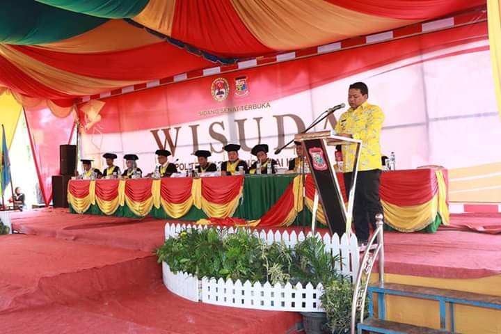 Wali Kota Tanjungbalai Hadiri Wisuda Angkatan Ke VI Politeknik Tanjungbalai