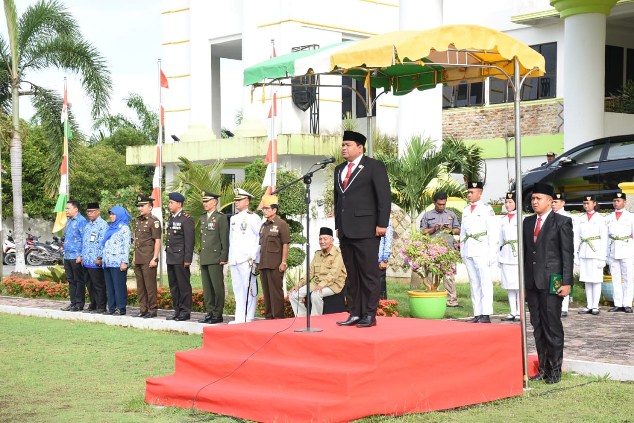 Wali Kota H.M Syahrial Irup Upacara Hari Pahlawan di Kota Tanjungbalai