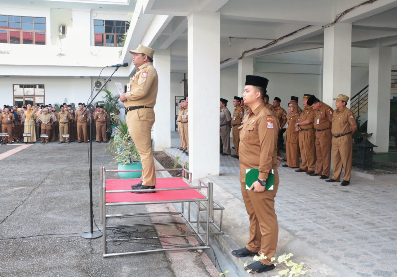 Walikota H.M Syahrial Pimpin Apel Gabungan Pemko Tanjungbalai